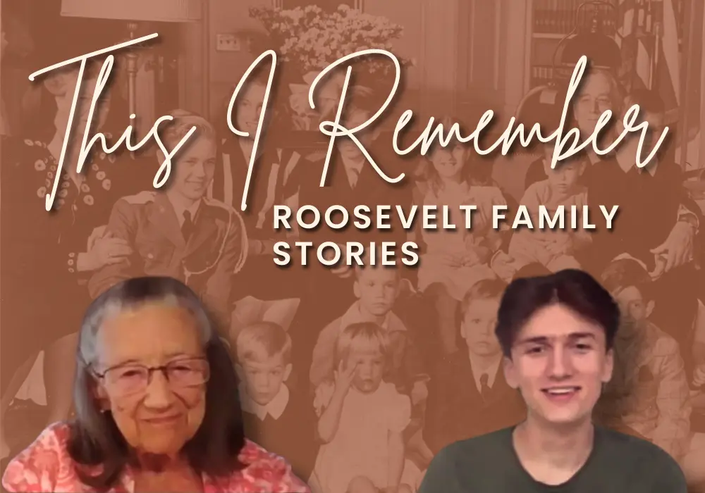 This I Remember: Roosevelt Family Stories | Nina Roosevelt Gibson and her grandson Haven