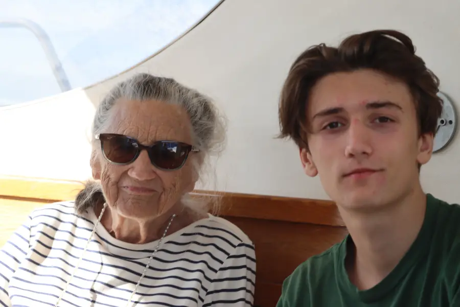 Nina and her grandson Haven